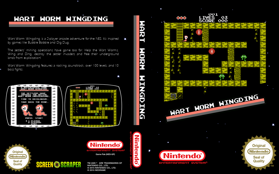 Wart Worm Wingding! — box-texture (SS)