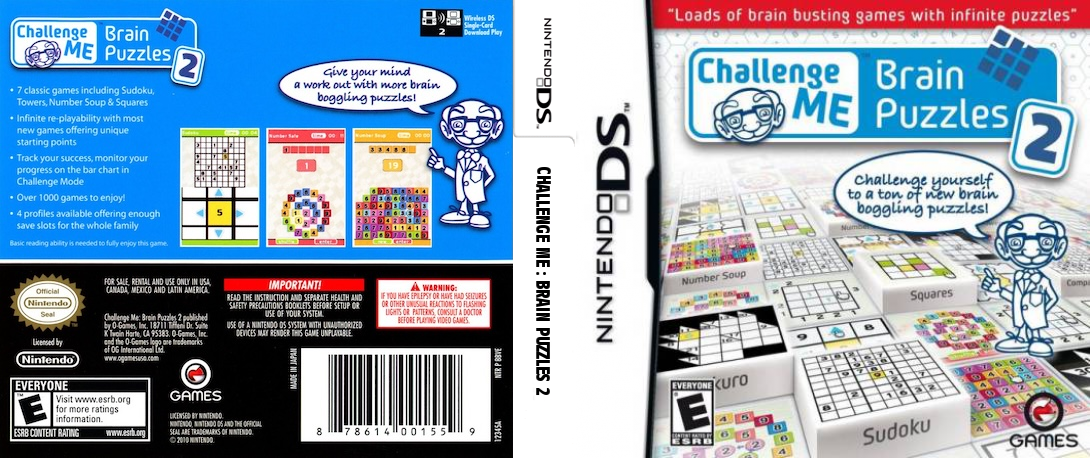 Challenge Me - Brain Puzzles 2 — box-texture (US)
