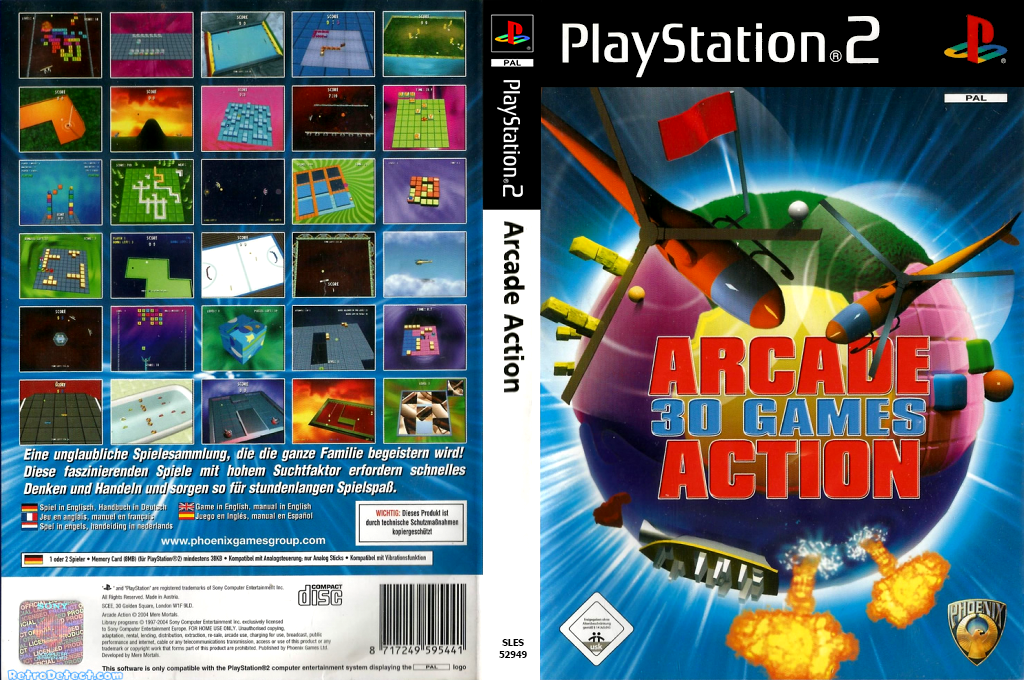 Arcade Action - 30 Games — box-texture (EU)