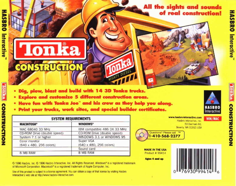 Tonka Construction — box-2D-back (US)