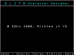 Elite - Character Designer — ss (WOR)