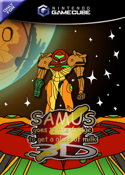 Metroid Prime - Samus Goes To The Fridge To Get A Glass Of Milk 3D box art