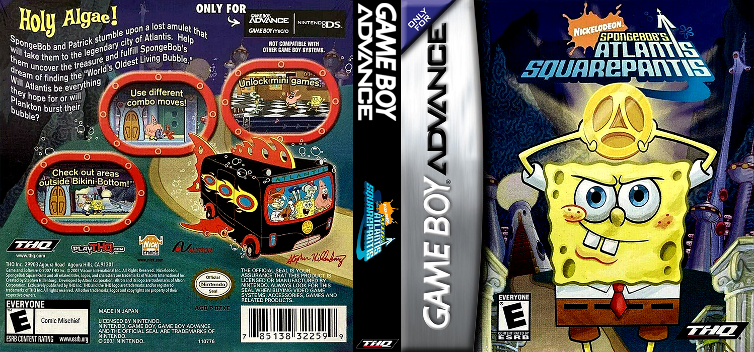 SpongeBob's Atlantis SquarePantis — box-texture (US)