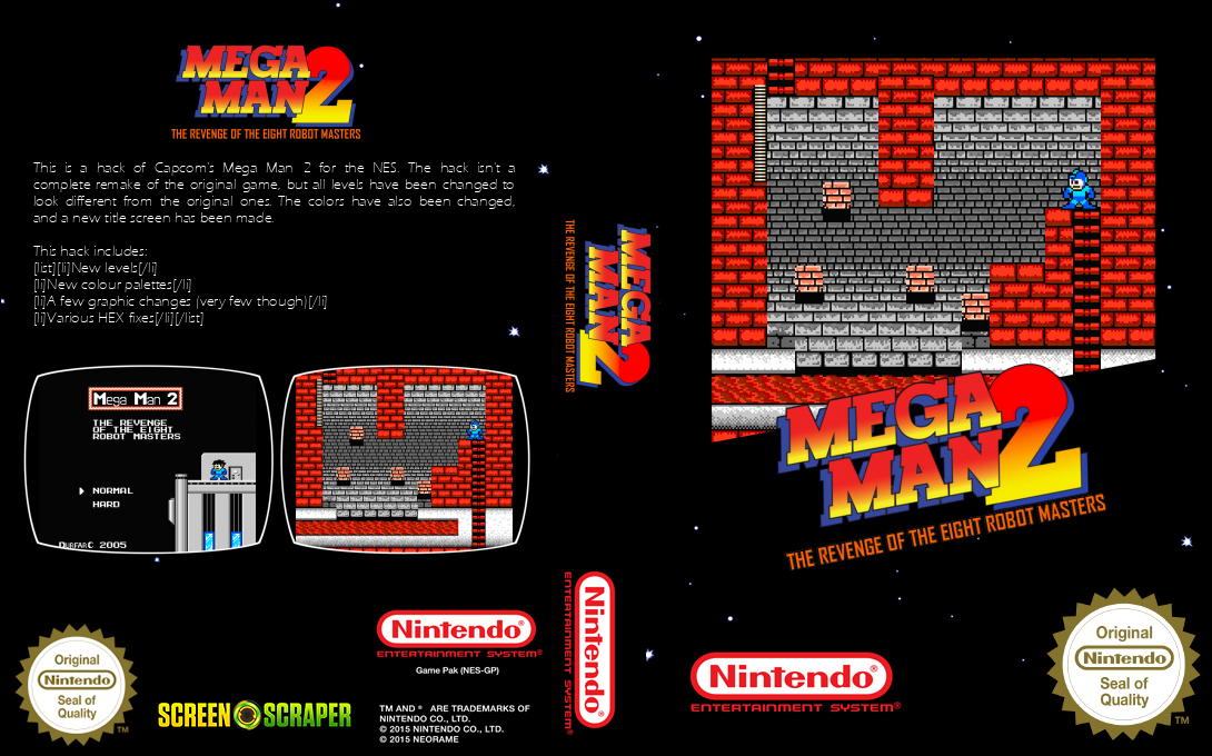 MegaMan II : The Revenge of the Eight Robot Masters — box-texture (SS)
