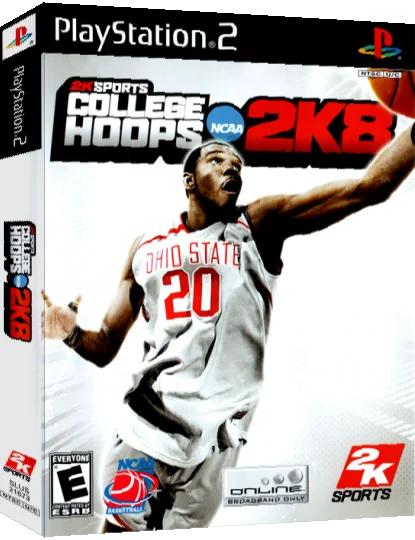 College Hoops 2K8 — box-3D (US)