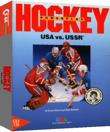 Powerplay Hockey - USA vs USSR — box-3D (US)