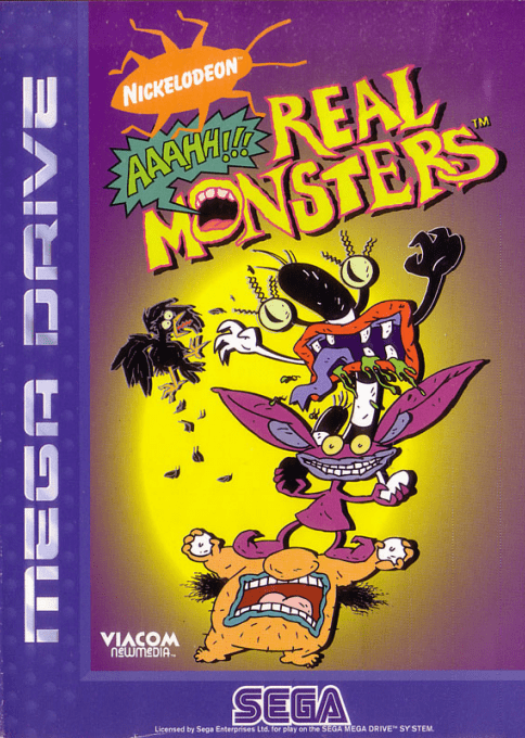 Aaahh!!! Real Monsters — box-2D (EU)