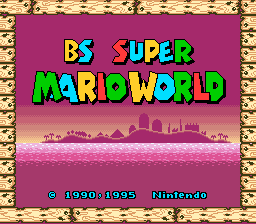 BS Super Mario World — sstitle (WOR)