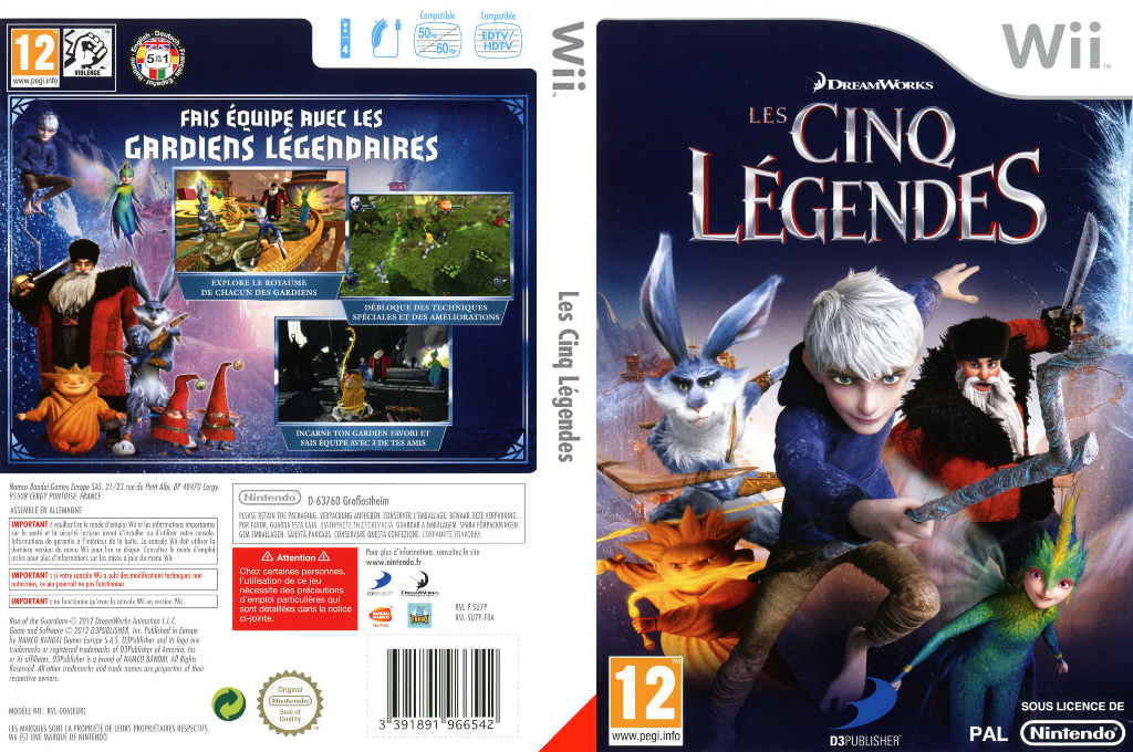 DreamWorks Rise of the Guardians — box-texture (FR)