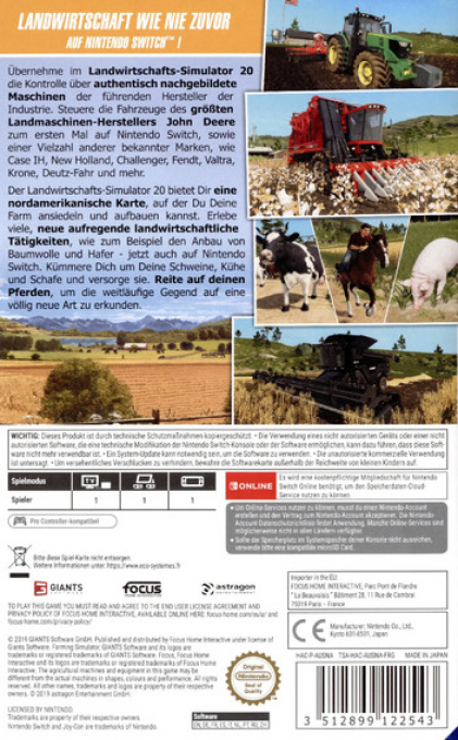Farming Simulator 20 — box-2D-back (DE)