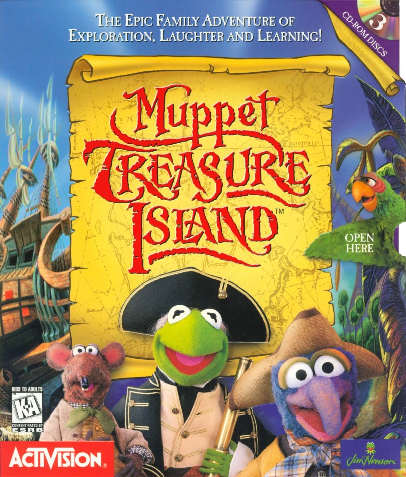 Muppet Treasure Island box art