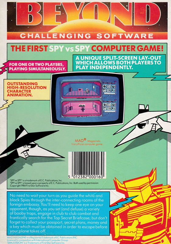 Spy Vs Spy — box-2D-back (EU)