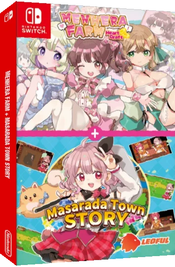 Menhera Farm + Masarada Town Story — box-3D (JP)