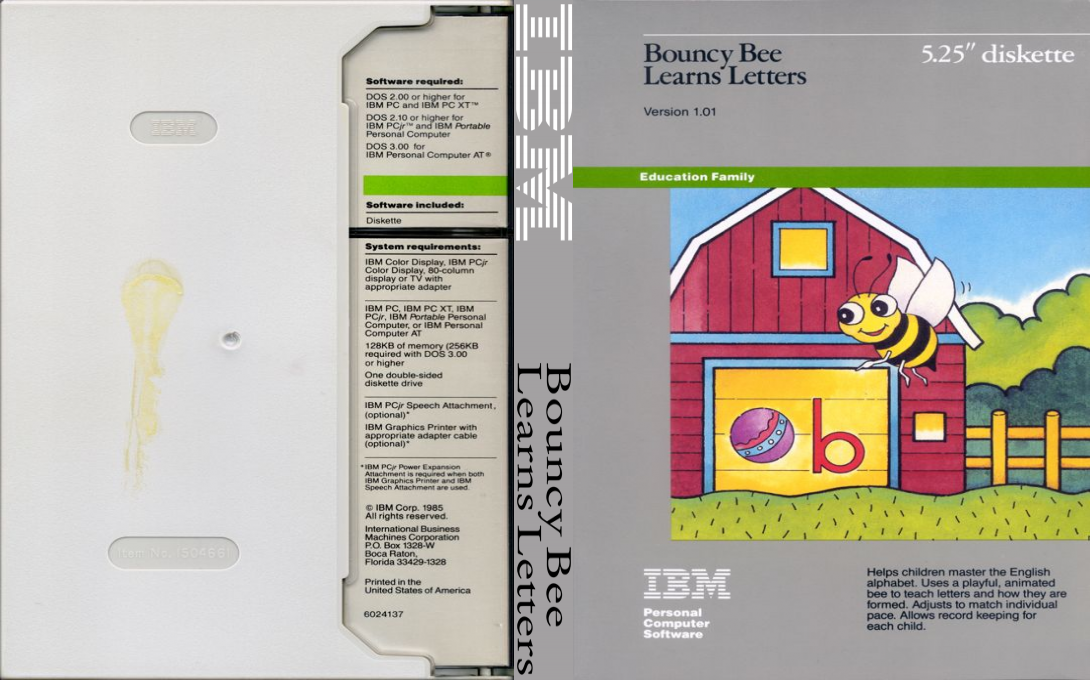 Bouncy Bee Learns Letters — box-texture (US)