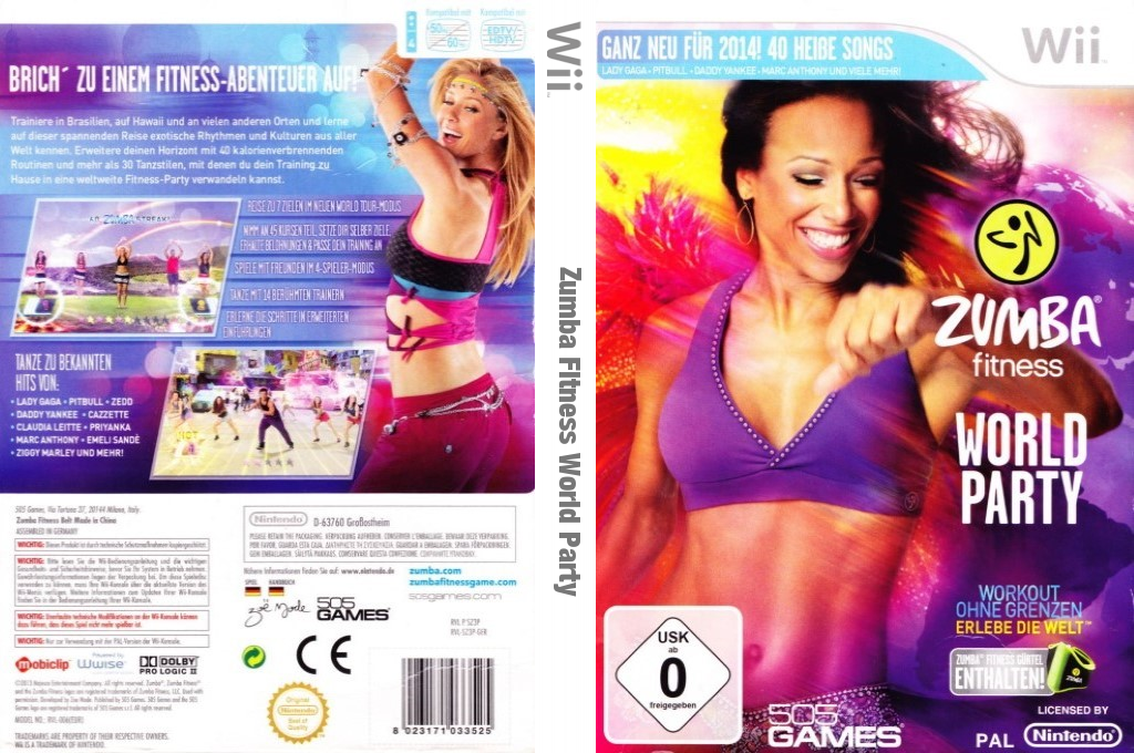 Zumba Fitness - World Party — box-texture (DE)