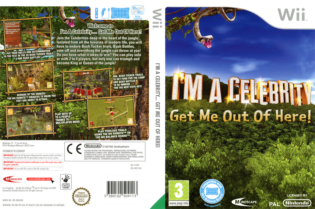 I'm a Celebrity...Get Me Out of Here! — box-texture (EU)
