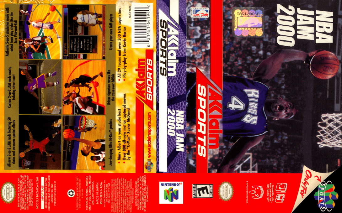 NBA Jam 2000 — box-texture (US)