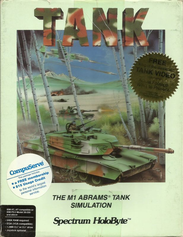 Tank - The M1A1 Abrams Battle Tank Simulation box art