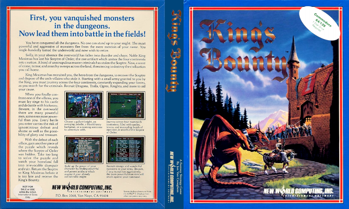 King's Bounty — box-texture (US)
