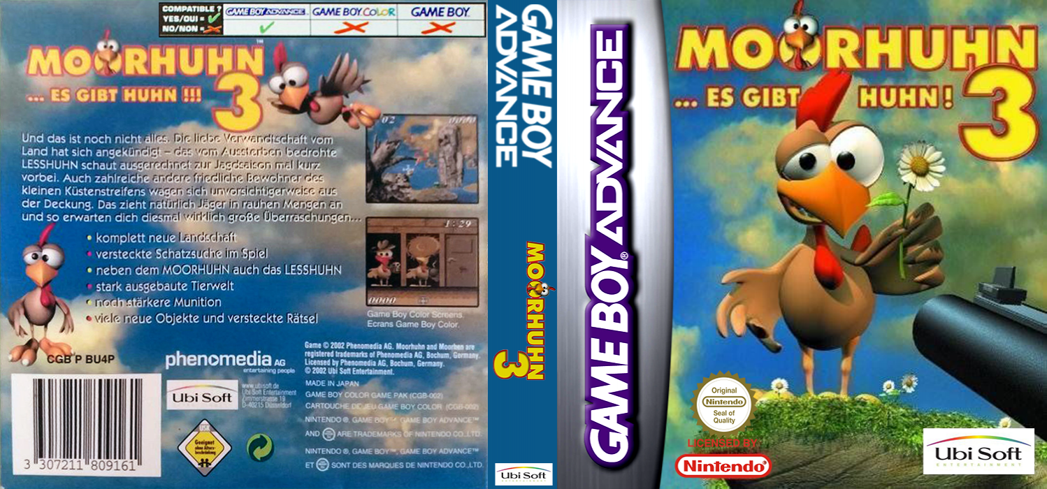 Moorhen 3 - The Chicken Chase! — box-texture (EU)