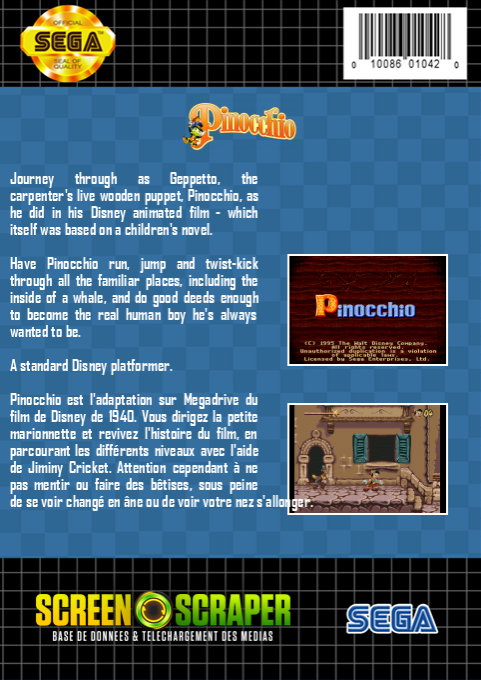 Pinocchio — box-2D-back (SS)