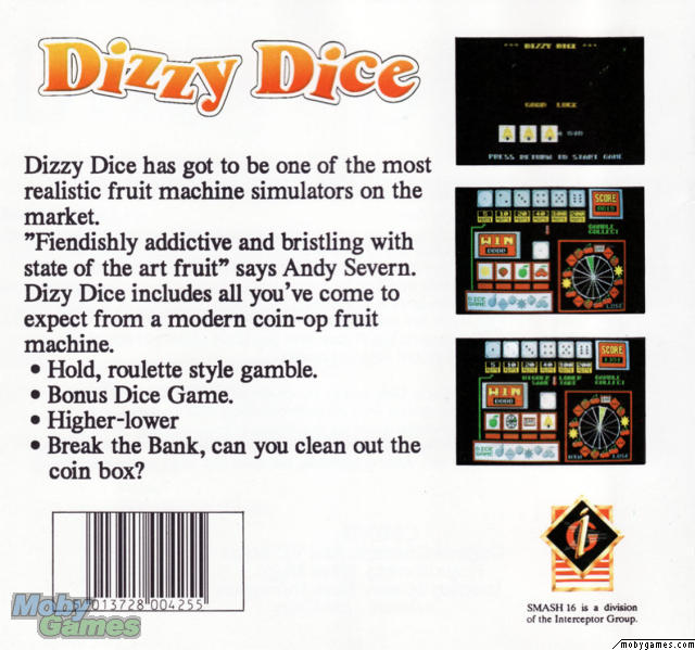 Dizzy Dice — box-2D-back (EU)