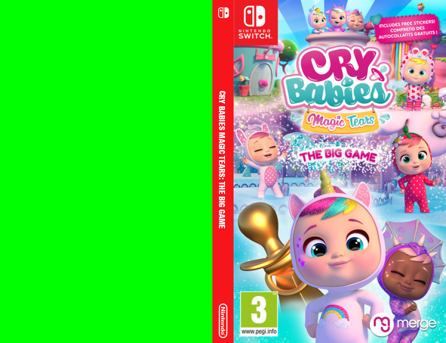 Cry Babies Magic Tears - The Big Game — box-texture (EU)