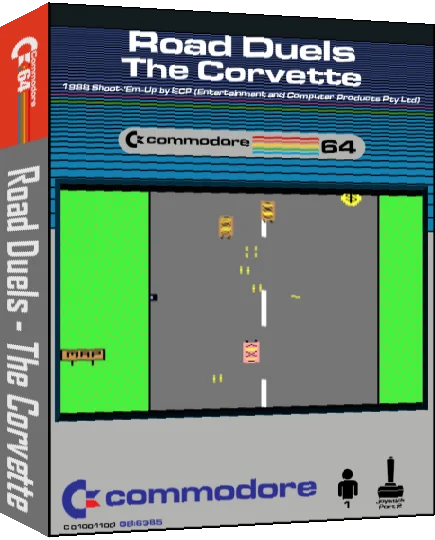 Road Duels : The Corvette — box-3D (CUS)