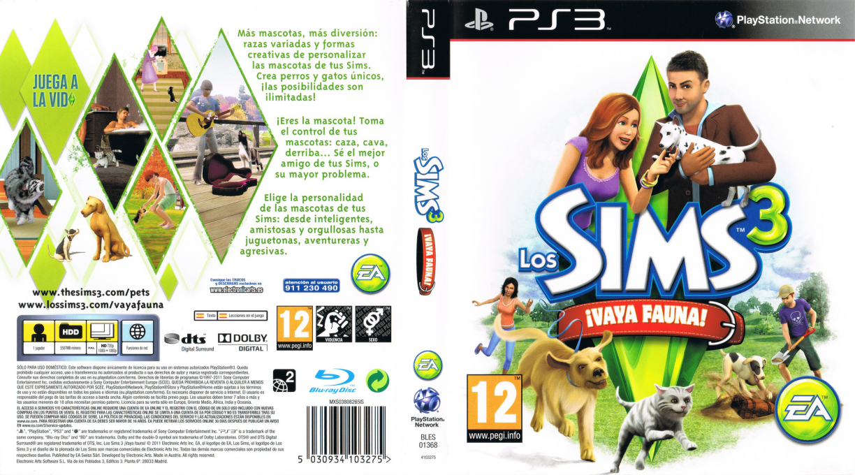 Sims 3, The - Pets — box-texture (SP)