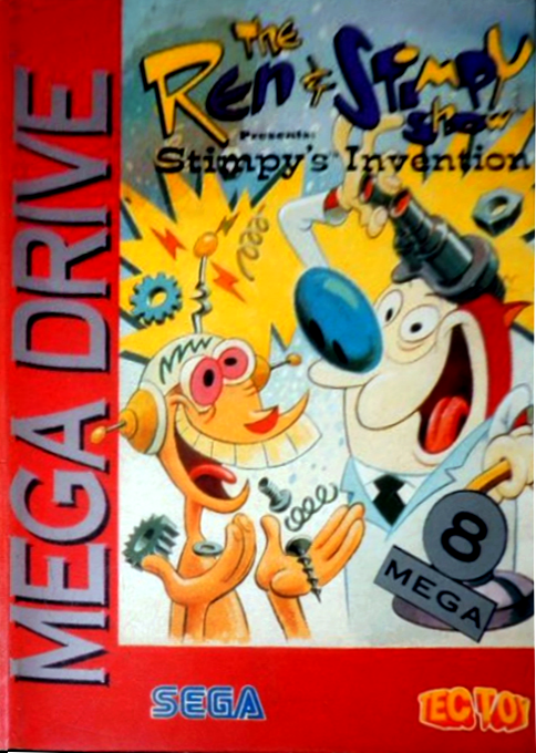 Stimpy's Invention Starring Ren Hoek & Stimpy — box-2D (BR)