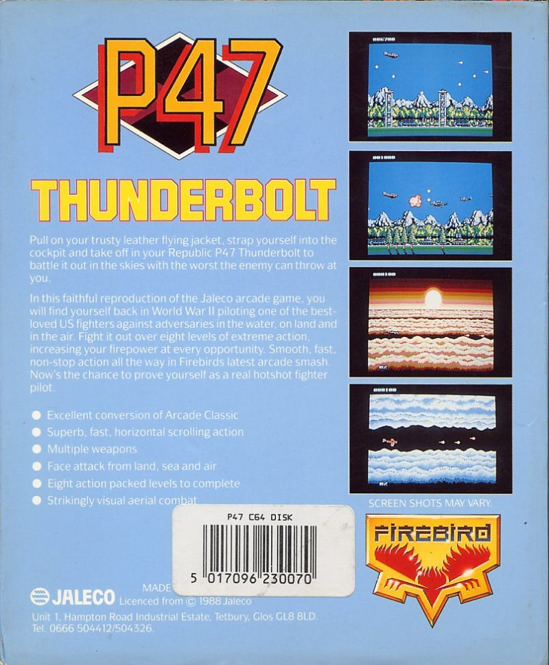 P47 Thunderbolt — box-2D-back (EU)