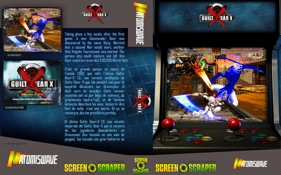 Guilty Gear X Ver. 1.5 — box-texture (SS)