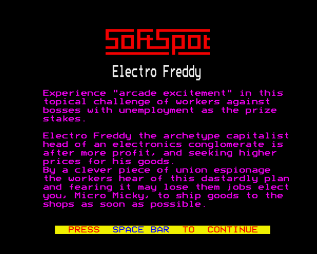 Electro Freddy — sstitle (WOR)