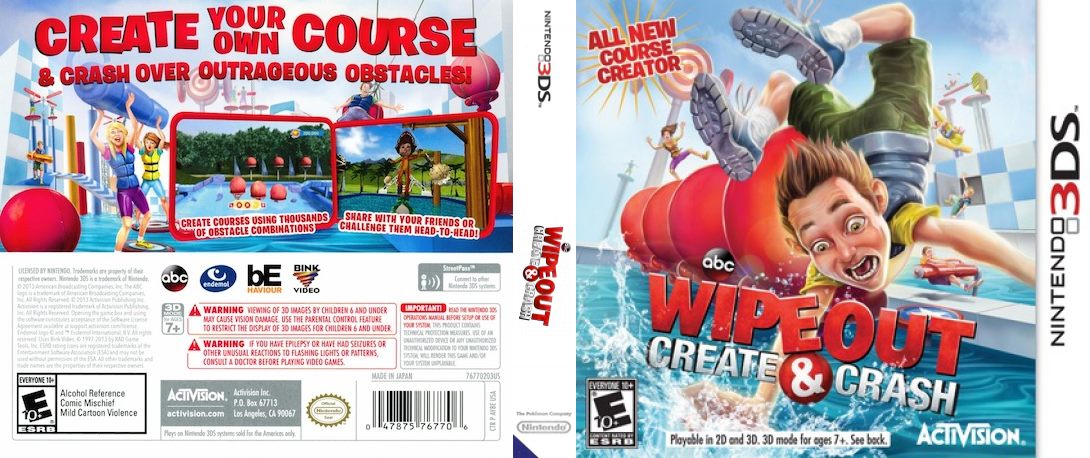 Wipeout Create & Crash — box-texture (US)