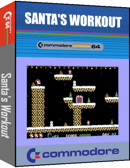Santa's Workout — box-3D (CUS)