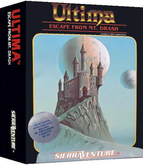 Ultima - Escape From Mount Drash — box-3D (US)