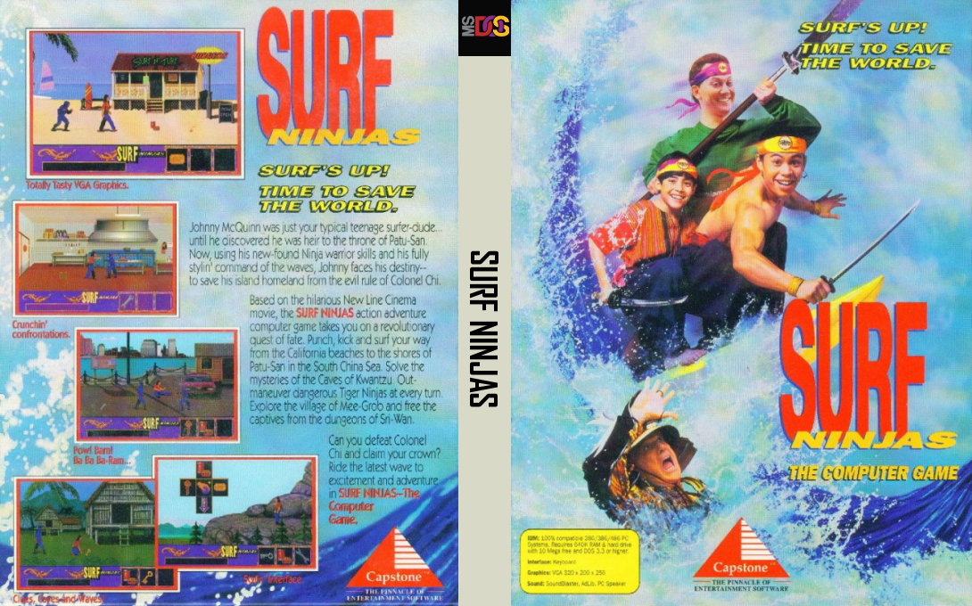 Surf Ninjas — box-texture (US)