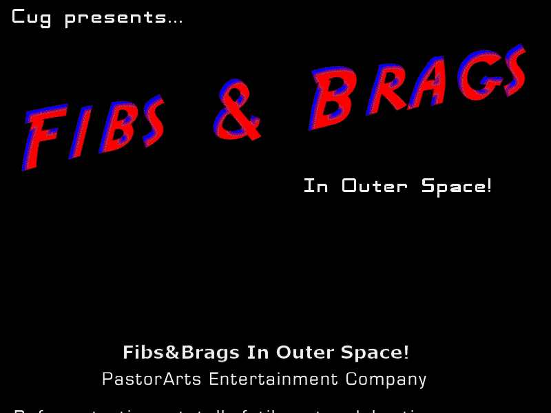 Fibs and Brags in Outer Space! box art