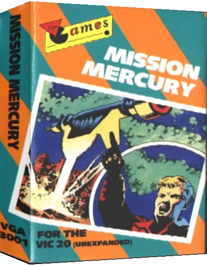 Mission Mercury — box-3D (US)