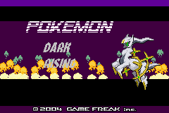 Pokemon - Dark Rising — sstitle (WOR)