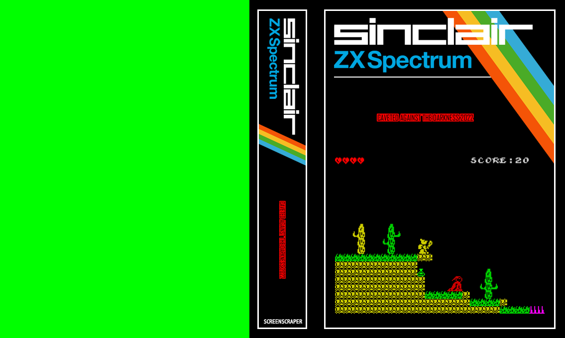 Caveted Against The Darkness 2022 — box-texture (SS)