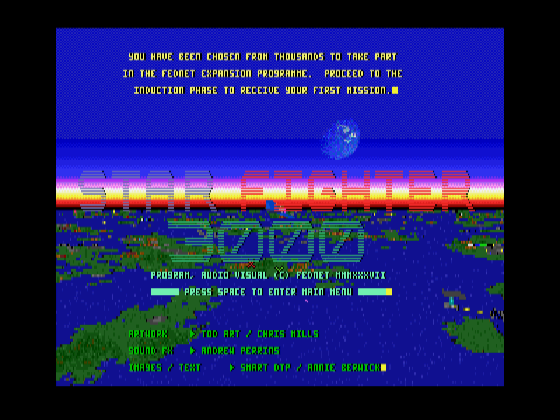 Star Fighter 3000 — sstitle (WOR)