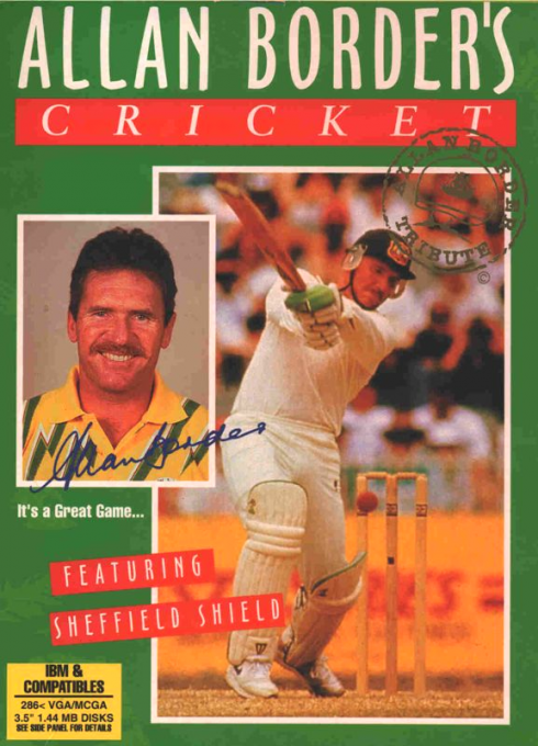Allan Border's Cricket box art