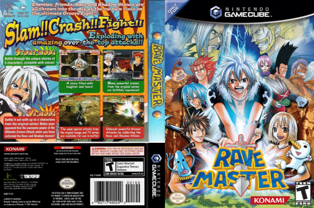 Rave Master — box-texture (US)