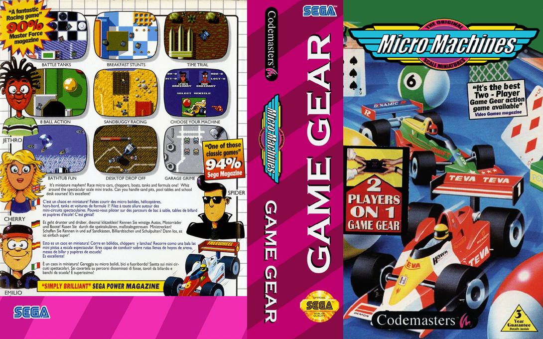 Micro Machines — box-texture (US)