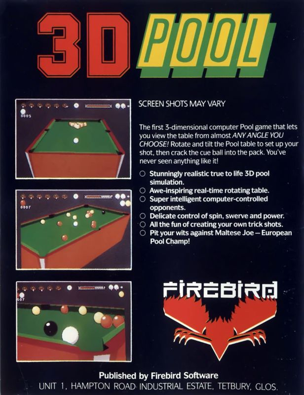 3d Pool — box-2D-back (EU)