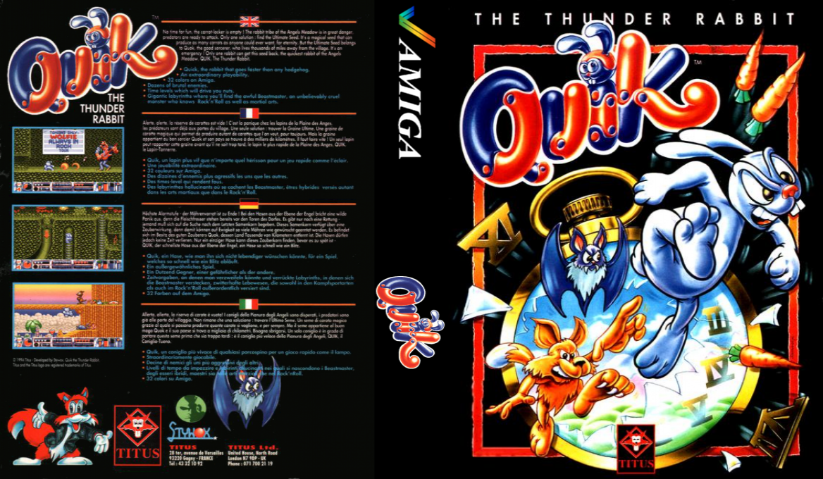 Quik - The Thunder Rabbit — box-texture (EU)
