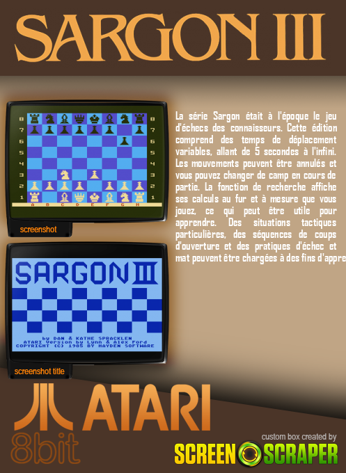 Sargon 3 — box-2D-back (SS)