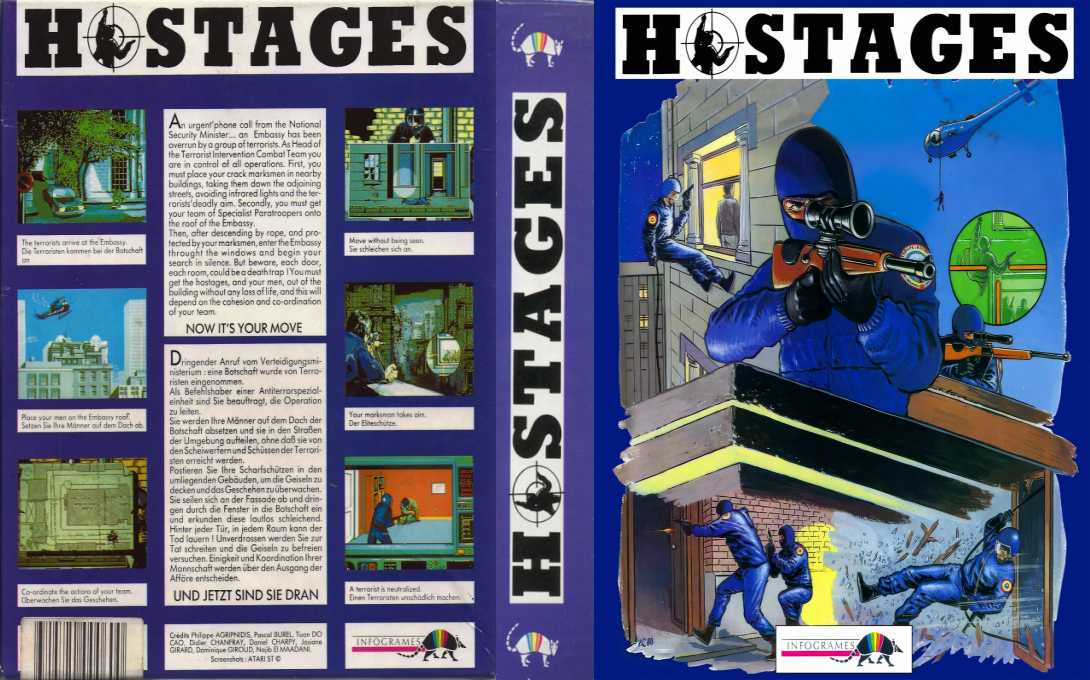Hostages — box-texture (EU)