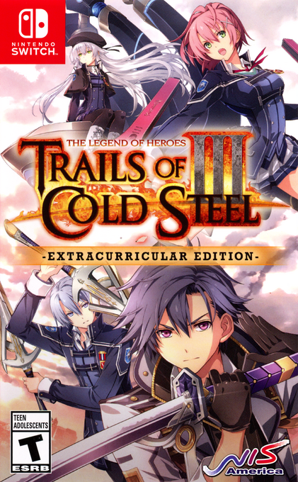 Legend of Heroes - Trails of Cold Steel 3, The box art